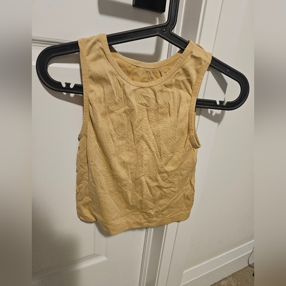 Women's Tan Sleeveless Top
